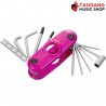 ชุดอุปกรณ์ปรับแต่งกีต้าร์ Ibanez MTZ11 Quick Access Multi Tool สี Metallic Pink