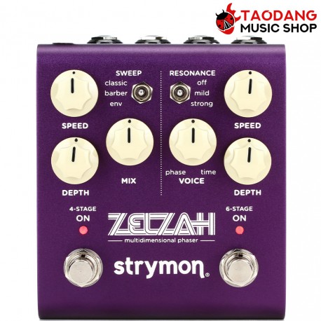 เอฟเฟคกีต้าร์ไฟฟ้า Strymon Zelzah Phaser & Modulation สี Purple
