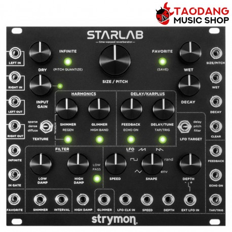 เอฟเฟคกีต้าร์ไฟฟ้า Strymon StarLab Experimental Reverb สี Black