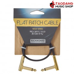 สายสัญญาณ RockBoard Flat Patch Cable Gold 30 CM