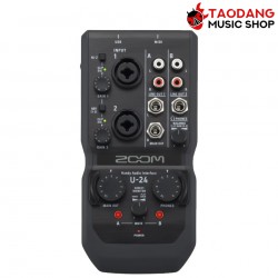 ออดิโออินเตอร์เฟส Zoom U-24 สี Black