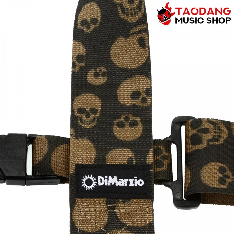 Cintura DiMarzio ClipLock In Cordura - Design Camo Skulls - Foto 3