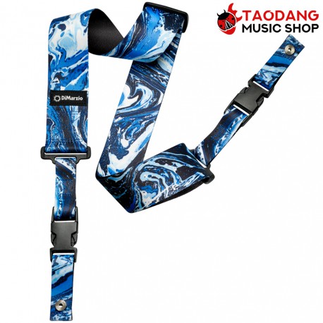 สายสะพายกีต้าร์ DiMarzio DD2240 STEVE VAI CLIPLOCK® สี Blue Universe