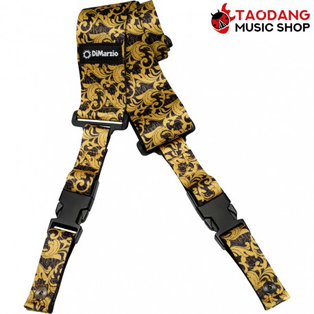 สายสะพายกีต้าร์ DiMarzio DD2250 STEVE VAI CLIPLOCK® สี UtoPIA Black