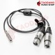 888 Cable สายแปลง XLR to 3.5 Female 1m สำหรับ Nux B7-PSM888 Cable สายแปลง XLR 2 หัว to 3.5 Female 1m สำหรับ Nux B7-PSM
