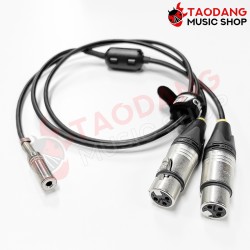 888 Cable สายแปลง XLR to 3.5 Female 1m สำหรับ Nux B7-PSM888 Cable สายแปลง XLR 2 หัว to 3.5 Female 1m สำหรับ Nux B7-PSM