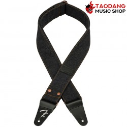 สายสะพายกีต้าร์ Fender x Wrangler Denim Straps สี Black