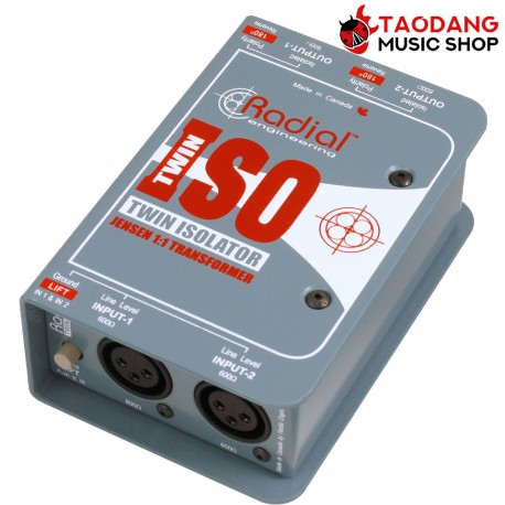 ไดเร็คบ๊อกซ์ Radial Twin-Iso Two Channel Line Level Isolator
