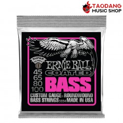 สายเบส Ernie Ball Super Slinky Coated Bass .045-.100