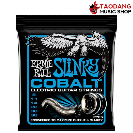 สายกีต้าร์ไฟฟ้า Ernie Ball Extra Slinky Cobalt .008-.038