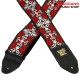 สายสะพายกีต้าร์ Ernie Ball Jacquard Strap สี Red Trellis