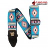 สายสะพายกีต้าร์ Ernie Ball Jacquard Strap สี Sedona Blue