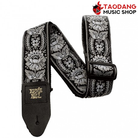 สายสะพายกีต้าร์ Ernie Ball Jacquard Strap สี Silver Orleans