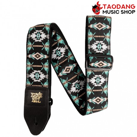 สายสะพายกีต้าร์ Ernie Ball Jacquard Strap สี Southwestern Turquoise