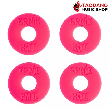 ยางยึดสายสะพาย Ernie Ball Strap Blocks สี Pink