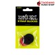 ยางยึดสายสะพาย Ernie Ball Strap Blocks สี Black & Red
