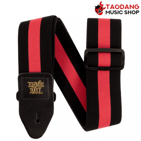 สายสะพาย Ernie Ball STRETCH COMFORT RACER STRAP สี Red