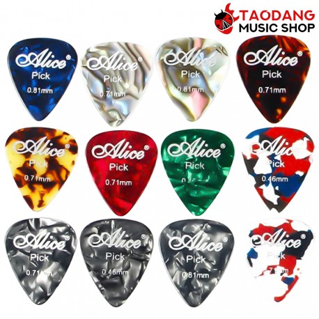 ปิ๊กกีต้าร์ Alice A012C คละไซส์