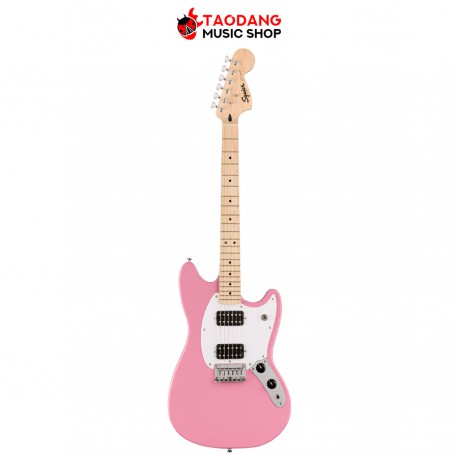 กีต้าร์ไฟฟ้า Squier Sonic Mustang HH สี Flash Pink