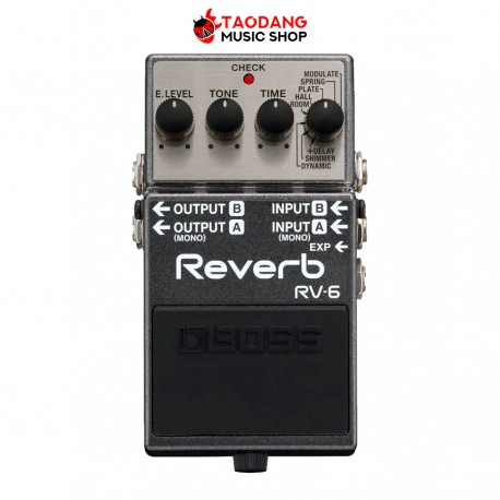 เอฟเฟคกีต้าร์ Boss RV6 Reverb Electric Guitar Effects เต่าแดง
