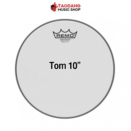 หนังกลอง Remo Ambassador Smooth White 10"
