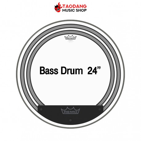 หนังกลอง Remo Powersonic Clear 24"