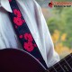 สายสะพาย Ernie Ball Spanish Rose Jacquard Strap