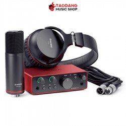 ออดิโออินเตอร์เฟส Focusrite Scarlett Solo Studio Gen4 เต่าแดง