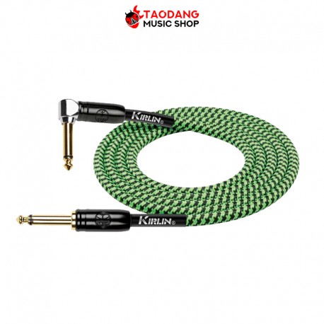 สายสัญญาณโมโน KIRLIN STRAIGHT TO ANGLE IW242BCG 6M Green [พร้อมเช็คQC] [แท้100%] [ส่งฟรี] เต่าแดง