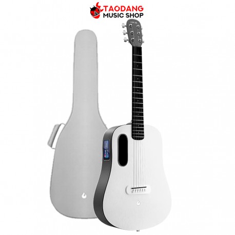 กีต้าร์โปร่งไฟฟ้า Lava Music Lava ME Play สี Nightfall Frost White Electric Acoustic Guitar