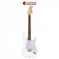 กีต้าร์ไฟฟ้า Squier FSR Affinity Stratocaster SSS Period Pickguard สี White