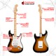 กีต้าร์ไฟฟ้า Squier FSR Sonic Stratocaster HSS สี 2Tone Sunburst White Pickguard