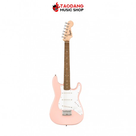 กีต้าร์ไฟฟ้า Squier Mini Stratocaster สี Shell Pink