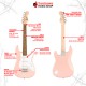 กีต้าร์ไฟฟ้า Squier Mini Stratocaster สี Shell Pink