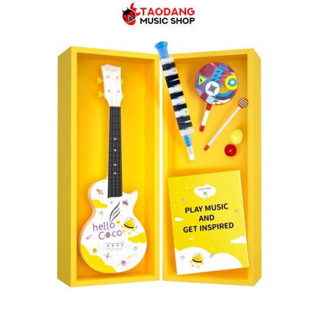 อูคูเลเล่ Enya รุ่น Nova U Minicoco สี White