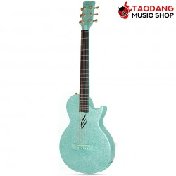 กีต้าร์โปร่งไฟฟ้า Enya Nova Go EQ SP1 สี Sparkle Green