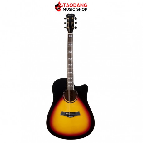 กีต้าร์โปร่ง Enya ED18C สี Sunburst