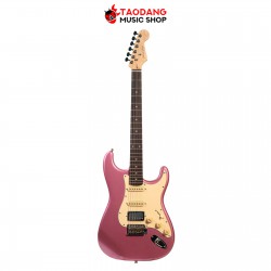 กีต้าร์ไฟฟ้า Paul Ray Classic Plus S HSS RW สี Burgundy Mist