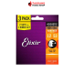 Elixir NANOWEB LIGHT 3 SET PHOSPHOR BRONZE ขนาด 12-53 สายกีต้าร์โปร่ง พร้อมเช็คQC,แท้ ,เต่าแดง