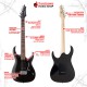กีต้าร์ไฟฟ้า Cort X100 สี Open Pore Black