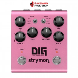 เอฟเฟคกีต้าร์ไฟฟ้า Strymon DIG V2 Dual Digital Delay สี Pink