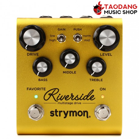 เอฟเฟคกีต้าร์ไฟฟ้า Strymon Riverside Drive & Distortion สี Yellow