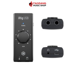 โมบายล์อินเตอร์เฟส IK Multimedia Irig USB สี Black