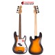 เบสไฟฟ้า Squier Debut Precision สี 2Tone Sunburst