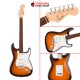 กีต้าร์ไฟฟ้า Squier Debut Stratocaster SSS สี 2Tone Sunburst