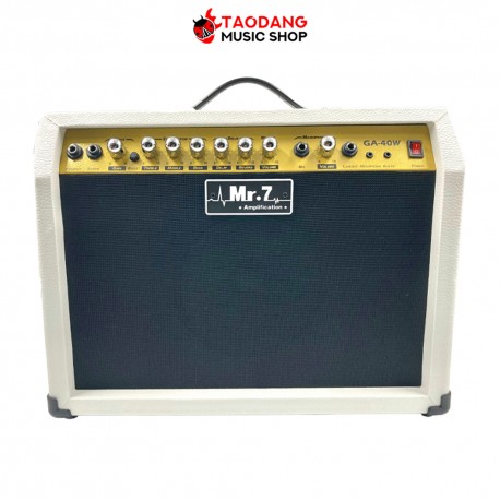 แอมป์กีต้าร์ไฟฟ้า Mr.7 GA40W สี White