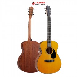 กีต้าร์โปร่งไฟฟ้า Voki A05OME ST1 สี Mahogany