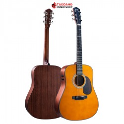 กีต้าร์โปร่งไฟฟ้า Voki A30DE ST1 สี Mahogany