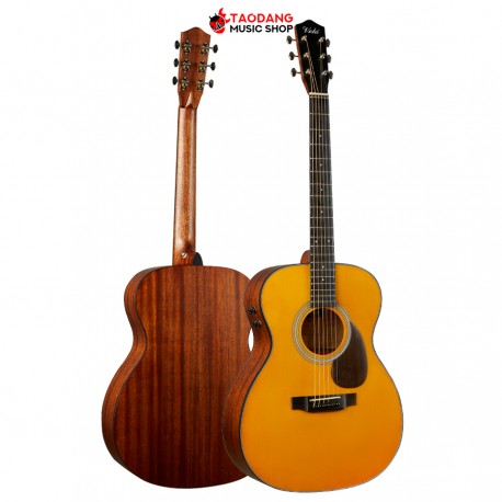 กีต้าร์โปร่ง Voki A10OM สี Mahogany