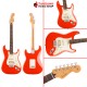 กีต้าร์ไฟฟ้า Fender Player II Stratocaster HSS สี Coral Red